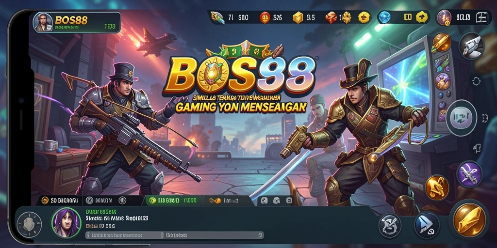 Tampilan gameplay <strong>BOS88</strong> yang menawan dengan interaksi simulasi mendalam.