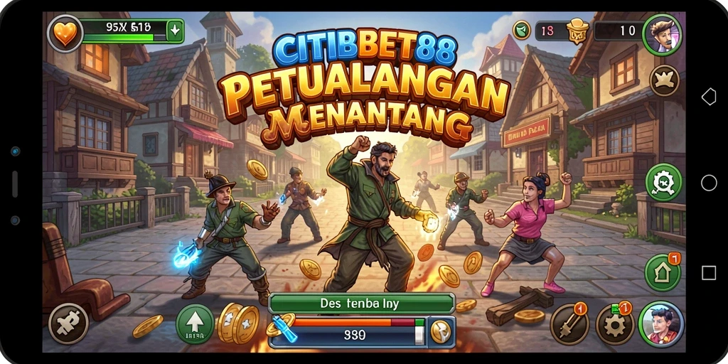 Tampilan gameplay CITIBET88 yang menantang dan penuh warna.