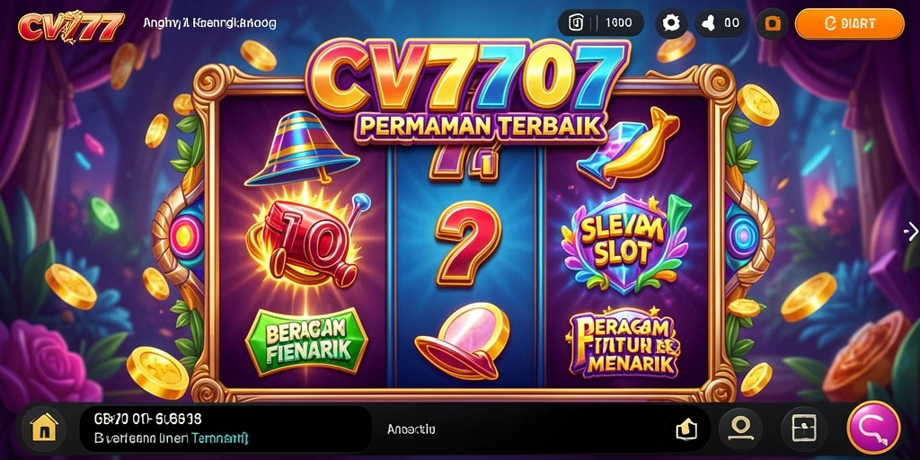 Tampilan gameplay menarik dari CV777 dengan efek visual yang menggembirakan.