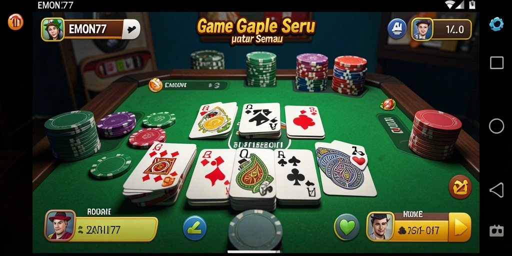 Tampilan gameplay EMON77 yang menarik dan interaktif.