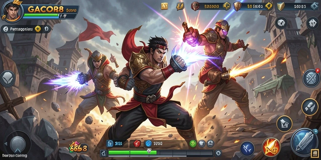 Tampilan seru pertarungan dalam <strong>GACOR668</strong> yang penuh aksi.