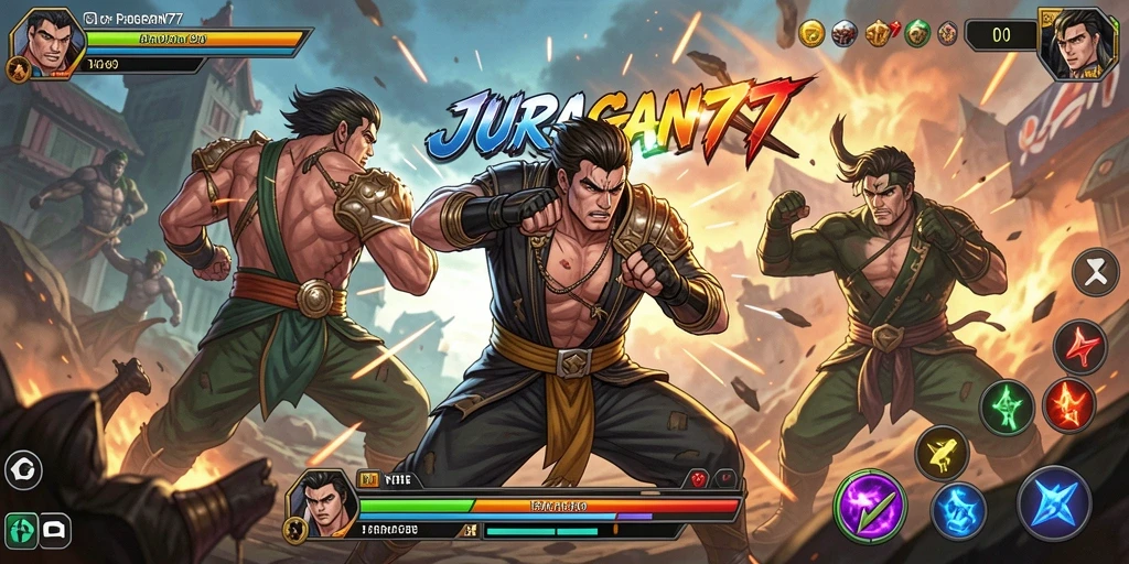 Gameplay seru dalam pertarungan JURAGAN77 yang mendebarkan.