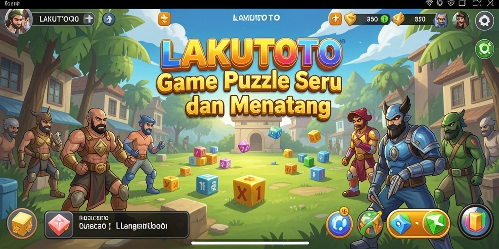 Tampilan seru dari gameplay LAKUTOTO yang menantang.