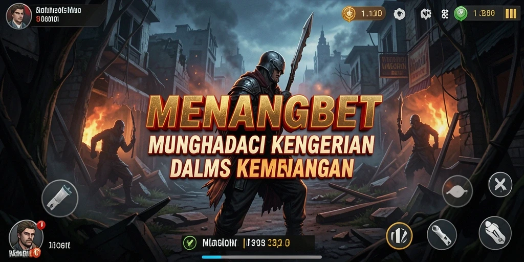 Screenshot menampilkan gameplay menyeramkan dengan nuansa horor yang kental.