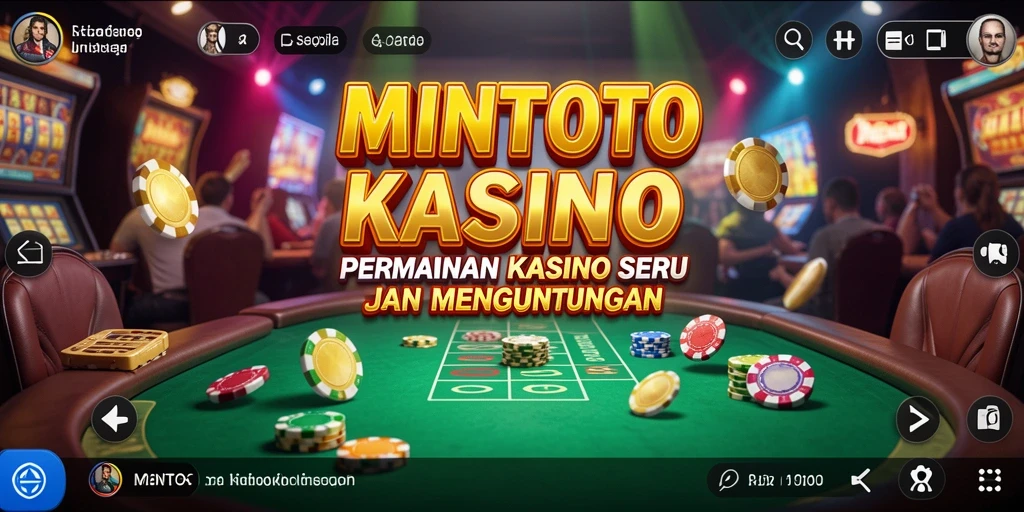 Tampilan menakjubkan dari gameplay kasino MINTOTO.