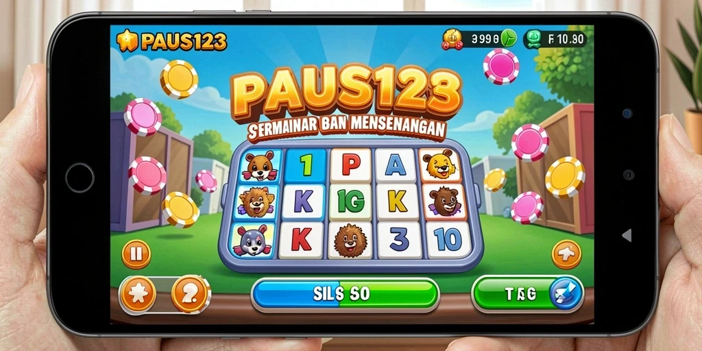 Tampilan permainan Bingo yang seru dan penuh warna di PAUS123.