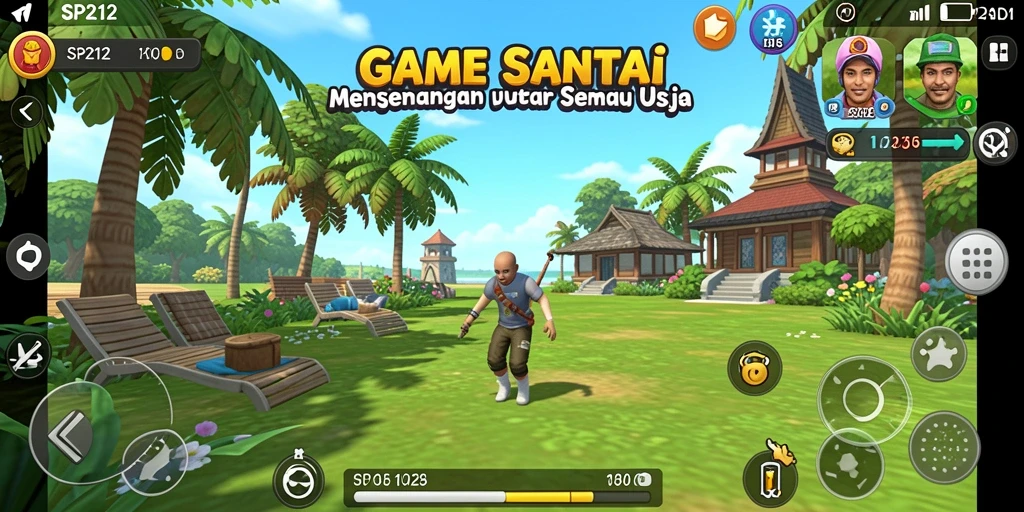 Tampilan menarik dan gameplay seru dari SP212.