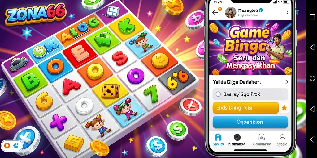 Tampilan gameplay ZONA66 yang seru saat bermain Bingo.