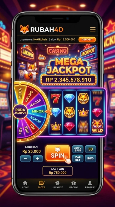 Interface rubah4d yang user-friendly dan menarik.
